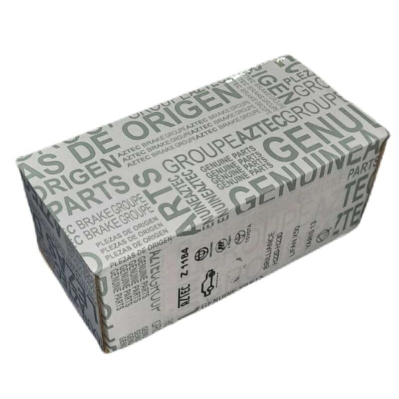 لنت ترمز AZTEC جلو مناسب خودرو پژو 206 تیپ 2و5 از 92 به بعد رانا و H30کراس