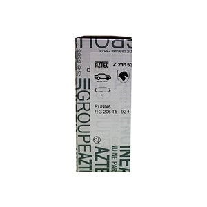 لنت ترمز AZTEC جلو مناسب خودرو پژو 206 تیپ 2و5 از 92 به بعد رانا و H30کراس